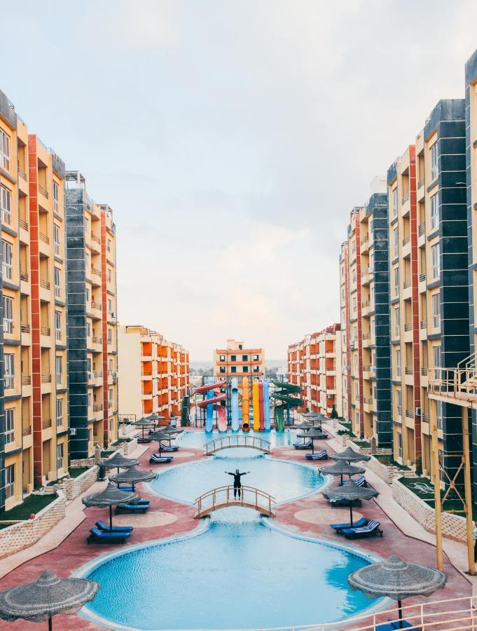 Hotel Retal View North Coast Aqua Park El-Alamein Exterior foto