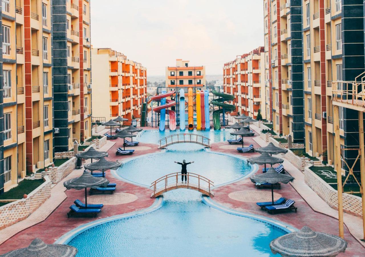 Hotel Retal View North Coast Aqua Park El-Alamein Exterior foto